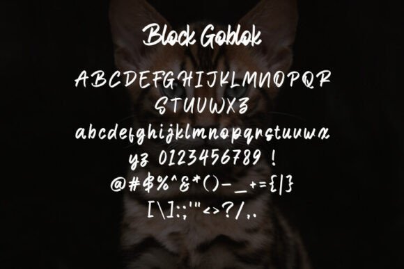 Block Goblok Font - Preview 1