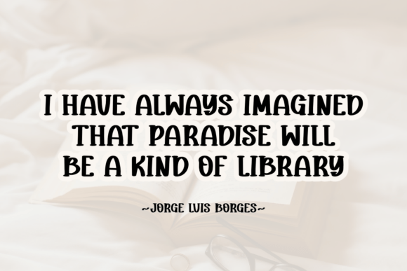 Bookish Font - Preview 2