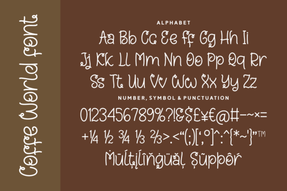 Coffee World Font - Preview 3