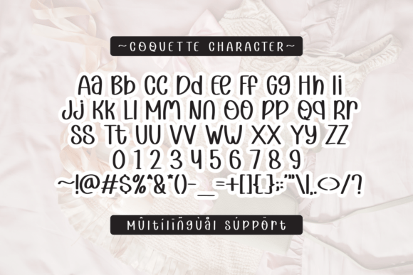 Coquette Font - Preview 1