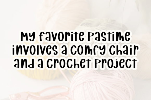 Crochet Font - Preview 2