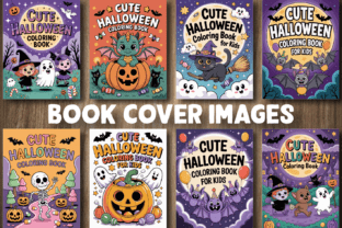 Cute Halloween Coloring Book for Kids Graphic by Design Art · Creative ...