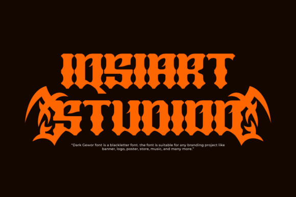 Dark Gewor Font - Preview 3