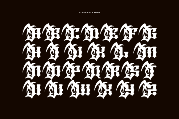 Dark Gewor Font - Preview 6