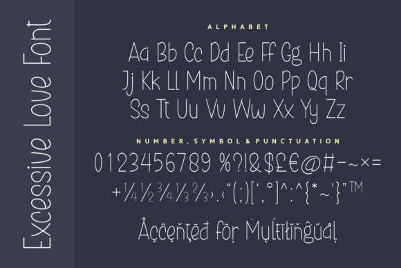 Excessive Love Font - Preview 4