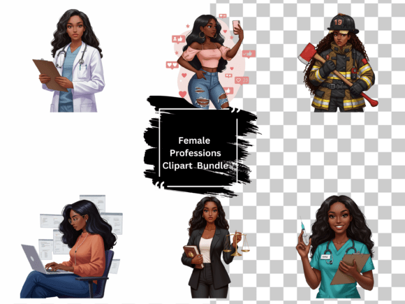 Female Professions Clipart
