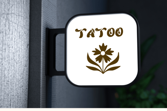 Floral Tattoo Font - Preview 5