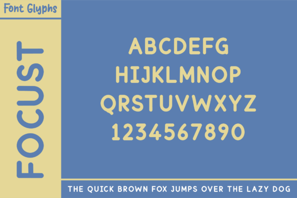Focust Font - Preview 3