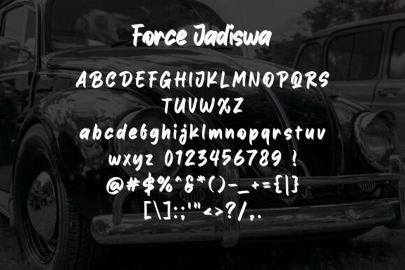 Force Jadiswa Font - Preview 1
