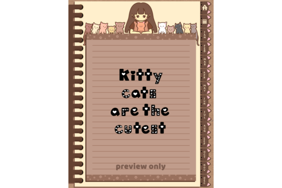 Fordacutie Font PNG with transparent background - Preview 1