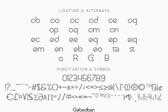 Gebedban Font - Preview 4