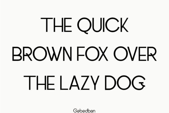 Gebedban Font - Preview 6