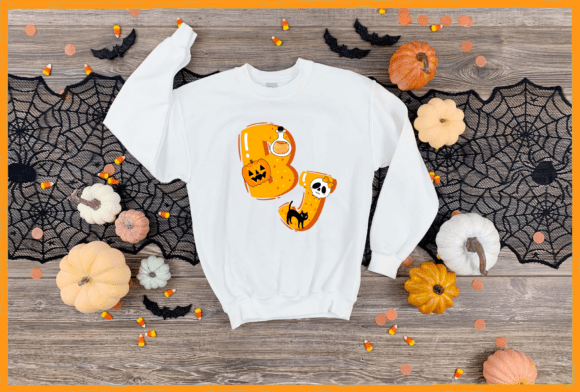Halloween Boo Font PNG with transparent background - Preview 3