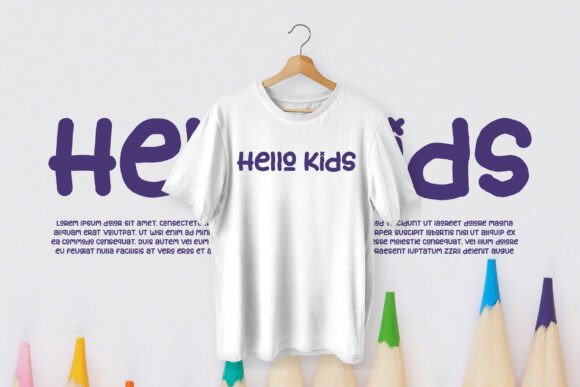 Hore Kids Font PNG with transparent background - Preview 3