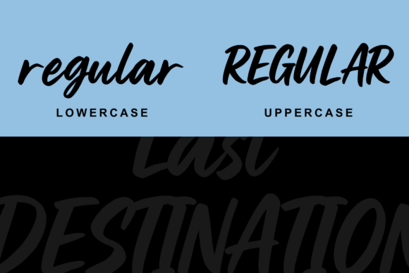 Last Destination Font font preview - 2