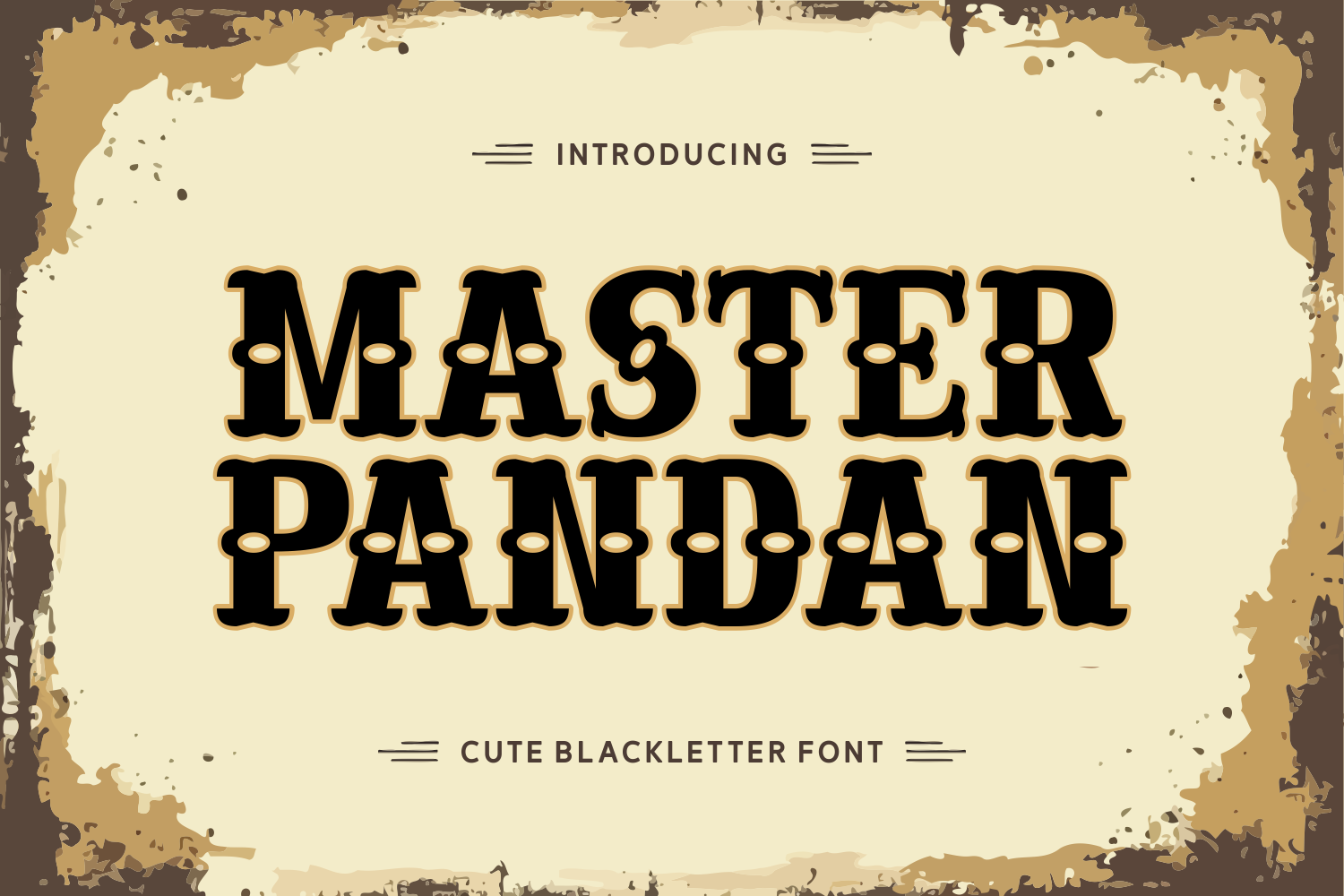 Master Pandan Font by Creative Fabrica Fonts · Creative Fabrica