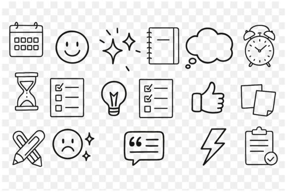 Minimalist Line Art Icons Graphic Crafts By muhammadimu2322
