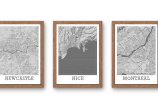 Map Style Graphics Pencil City Map Style Graphic by tienstencil · Creative Fabrica