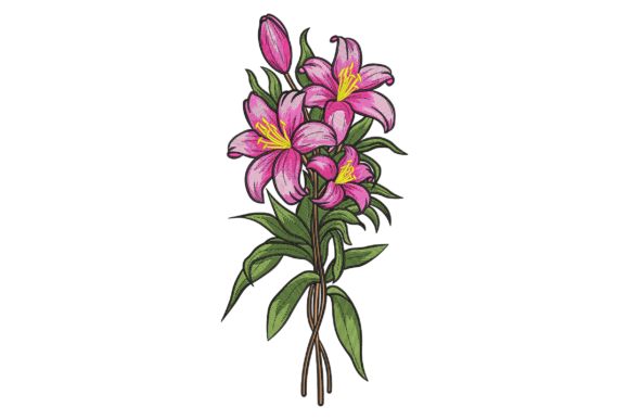 Pink Lily Bouquet