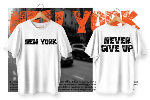 Rocky Grunge Font PNG with transparent background - Preview 3