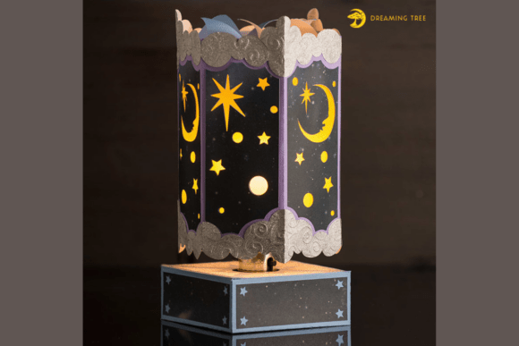 Stardust Spinning Luminary SVG