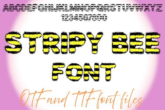 44 Bee Font Designs & Graphics
