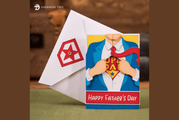 Super Dad Card SVG