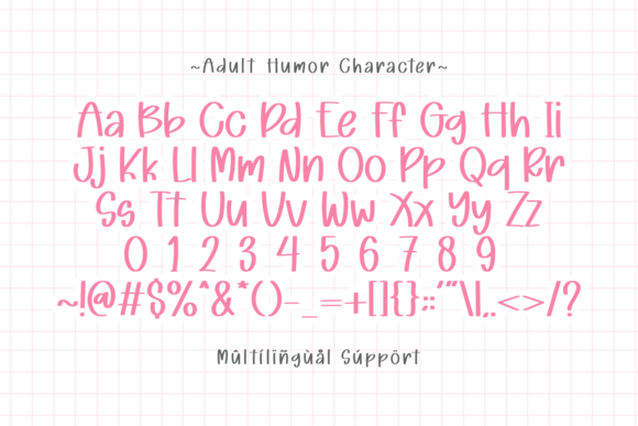 Adult Humor Font - Preview 1