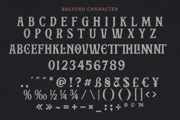 Balverd Font - Preview 6