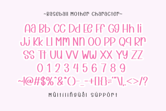 Baseball Mother Font - Preview 1