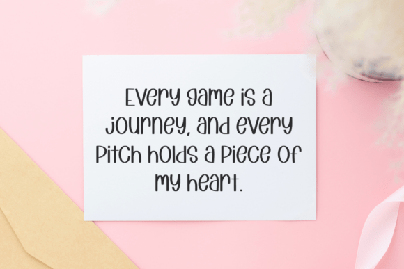 Baseball Mother Font - Preview 4
