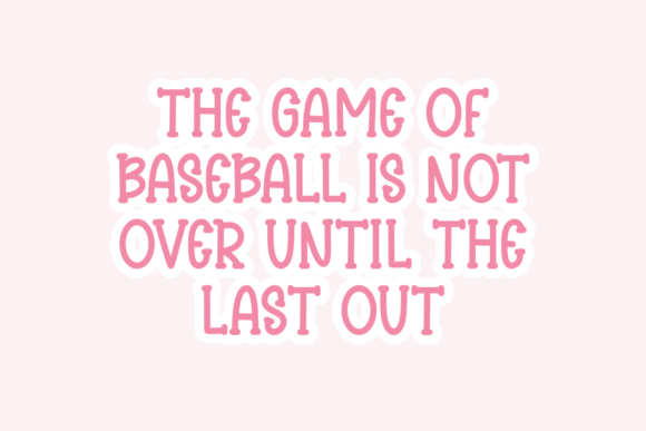 Baseball Vintage Font - Preview 2