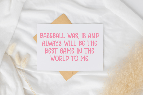 Baseball Vintage Font - Preview 5
