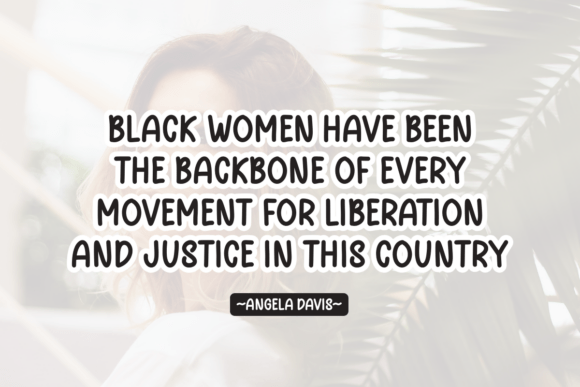 Black Woman Font - Preview 2