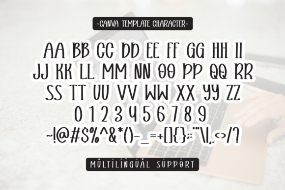 Canva Template Font - Preview 1