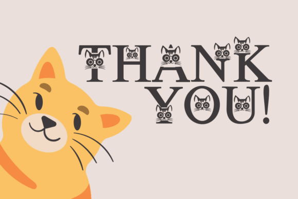 Cat Summer Font - Preview 6