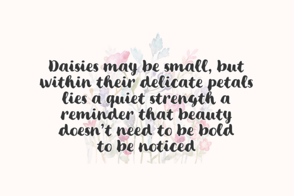 Daisy Whisper Font - Preview 3