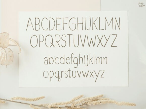Dearletter Font PNG with transparent background - Preview 1