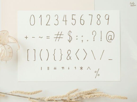 Dearletter Font PNG with transparent background - Preview 2