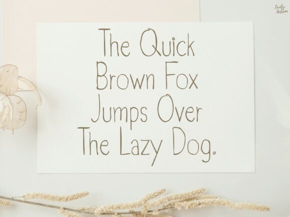 Dearletter Font PNG with transparent background - Preview 3