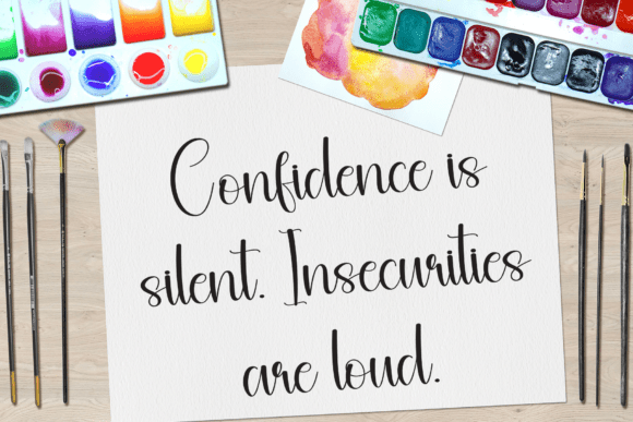Delicate Font PNG with transparent background - Preview 3