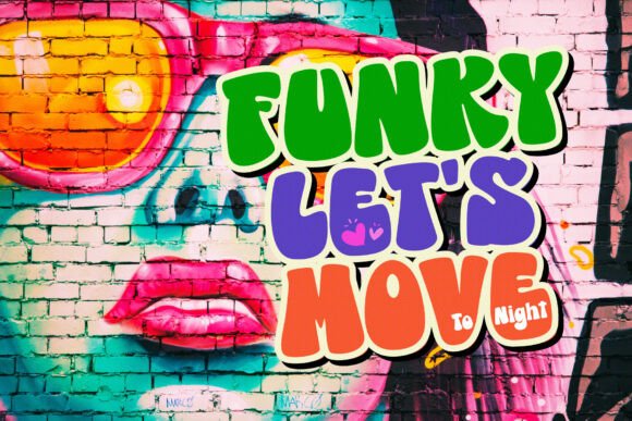 Funky Derix Font - Preview 3