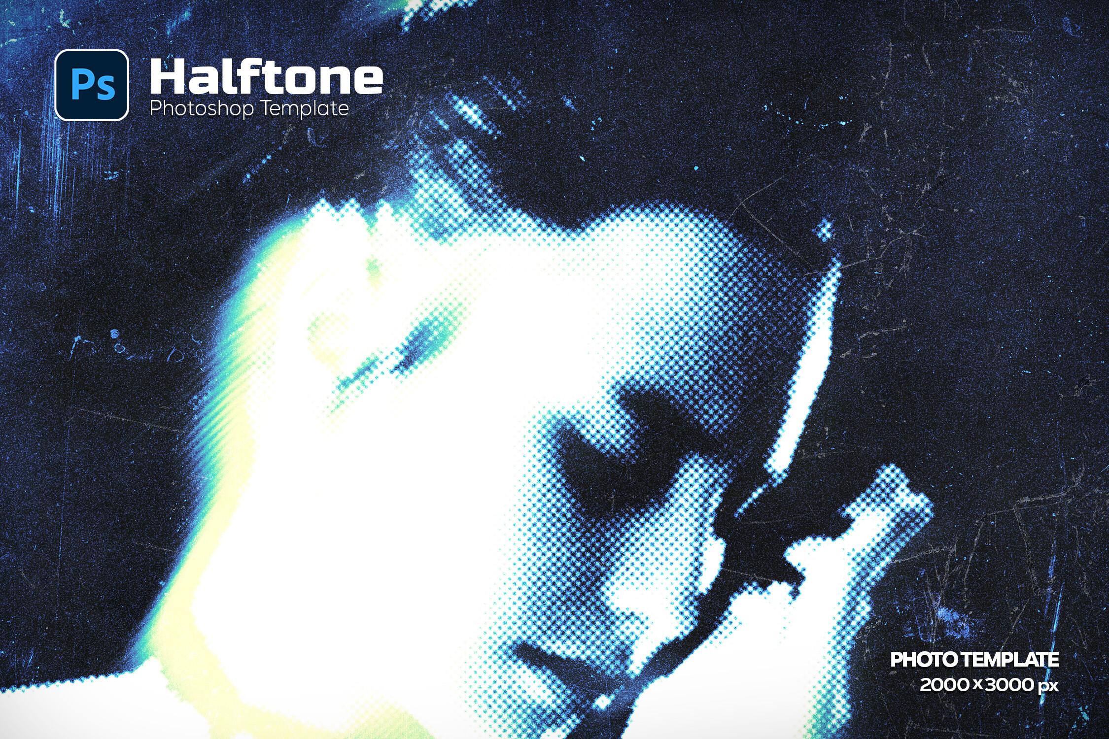 Halftone Photo Template