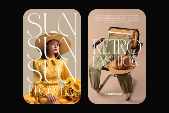 Mabrina Font PNG with transparent background - Preview 3