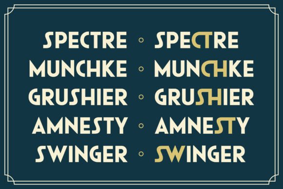 Monshea Font PNG with transparent background - Preview 3