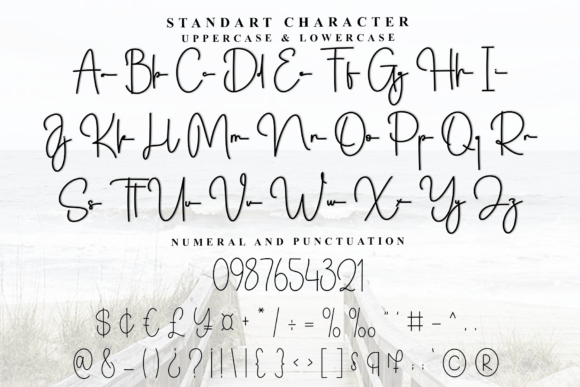 Natalia Signature Font PNG with transparent background - Preview 2