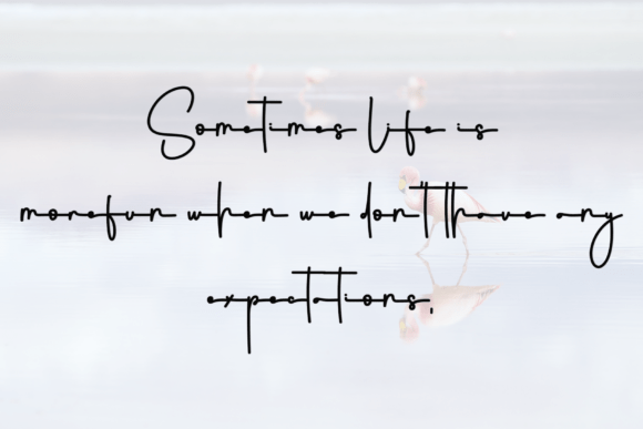 Natalia Signature Font PNG with transparent background - Preview 3