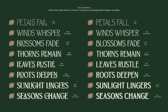 Orcherum Font PNG with transparent background - Preview 2
