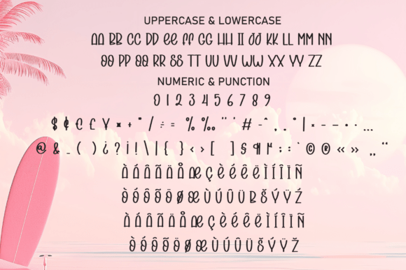 Pinky Vibes Font PNG with transparent background - Preview 6