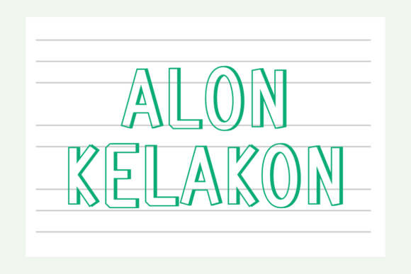School Browad Font PNG with transparent background - Preview 1